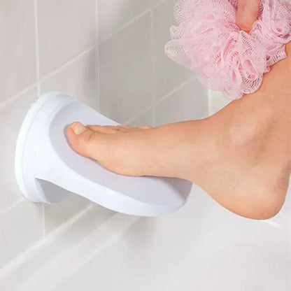 Step with Ease: Shower Foot Rest & Leg Shaving Aid with Suction Cup Grip for Non-Slip Comfort!