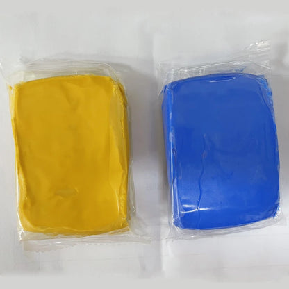 100g Clay Bar Detailing Auto Car Cleaner: Magic Blue Yellow Sludge Mud Remover - Car Cleaning Brush & Accessories