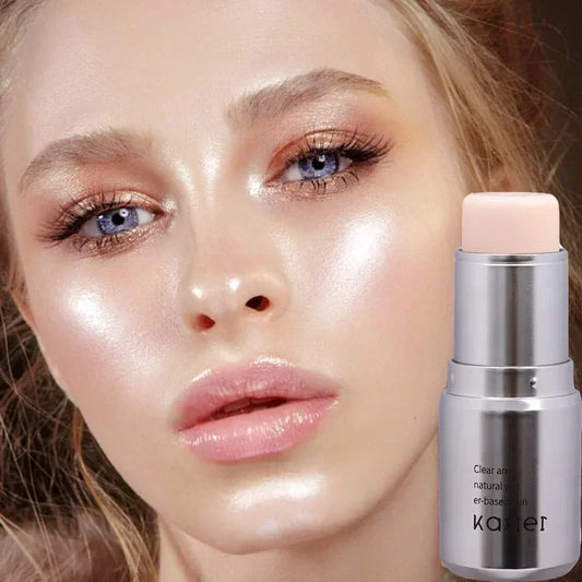 Shimmer Water Light Highlighter Stick: 4 Colors Blush Stick for Face & Body Illumination - Cosmetics for Contouring & Brightening Makeup