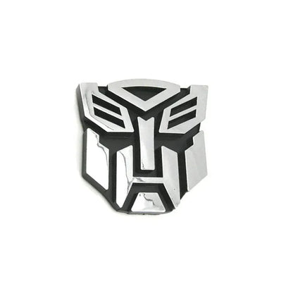 3D Transformer Car Stickers - Decepticon and Autobot Emblem Tail Decals for Car and Motorcycle Styling