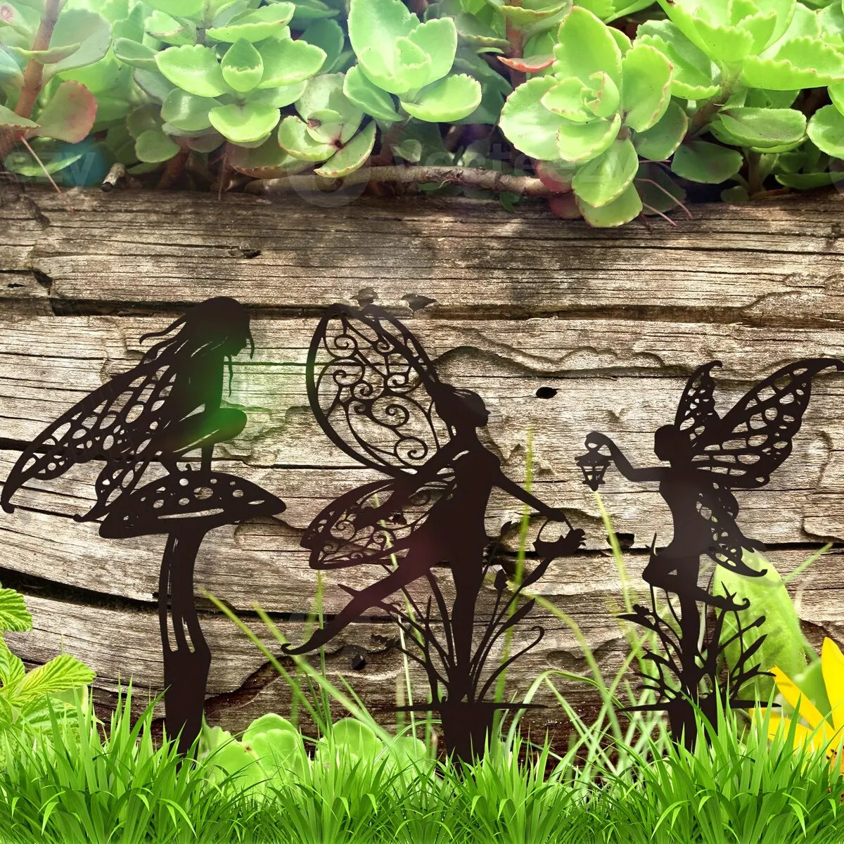 Metal Garden Fairy Outdoor Decor - Enhance Your Patio and Lawn with Enchanting Charm