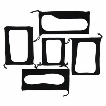 5 PCS/SET Dental Orthodontic Mirror Photography Tools - Double-Sided Glass Material Dentistry Reflector for Intra Oral Use