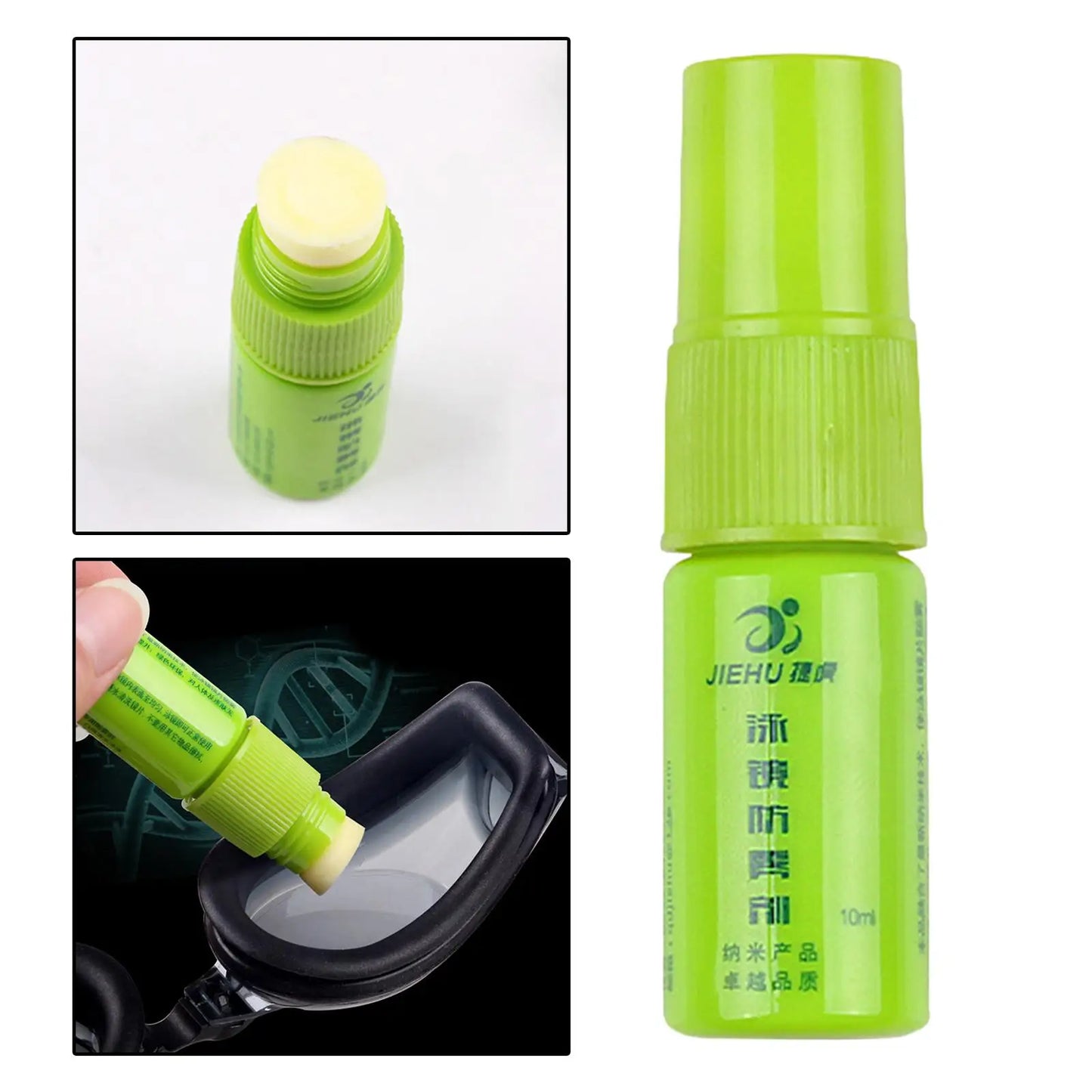 10ML Anti-Fog Spray for Swimming Goggles, Eyeglasses, and Windows - Defogger for Swim Goggles and Face Shields