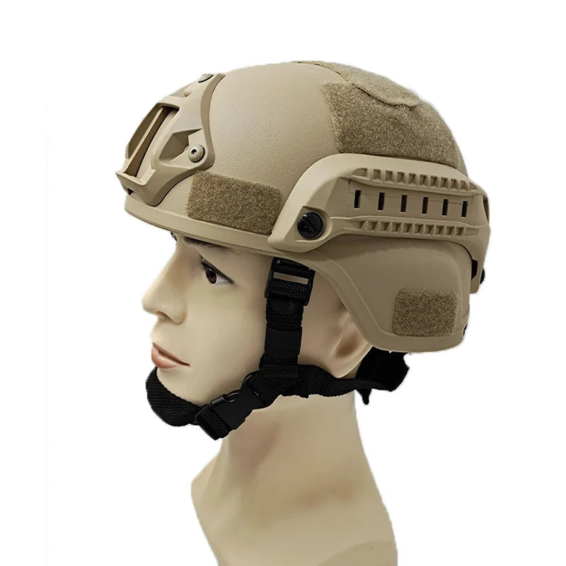 FAST MICH2000 Airsoft Tactical Helmet for Outdoor, Paintball, CS, SWAT, and Riding Protection