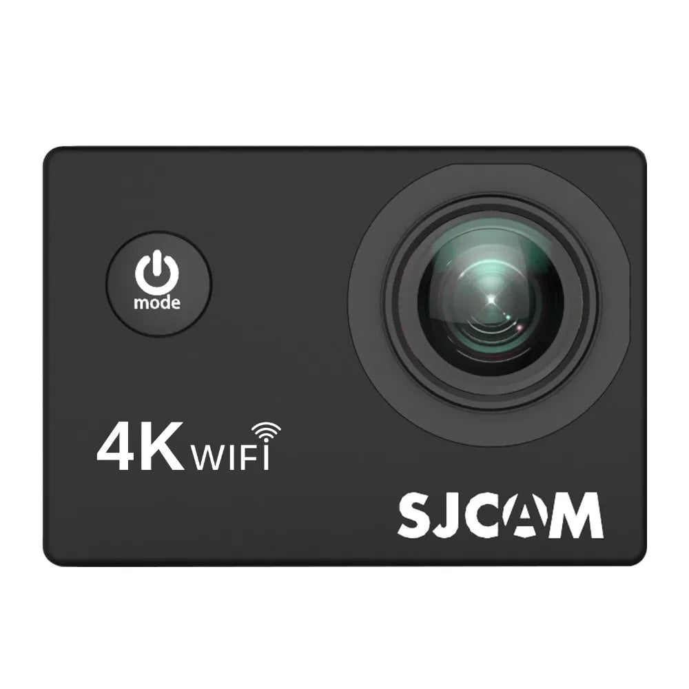 SJCAM SJ4000 AIR Action Camera – 4K 30fps, 1080P, 4x Zoom, WiFi, Waterproof Sports Cam for Motorcycle, Bicycle, Helmet