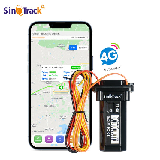 ST-901L 4G Mini Tracker: Waterproof Built-in Battery GPS for Car, Motorcycle - Vehicle GPS Device with Online Tracking Software