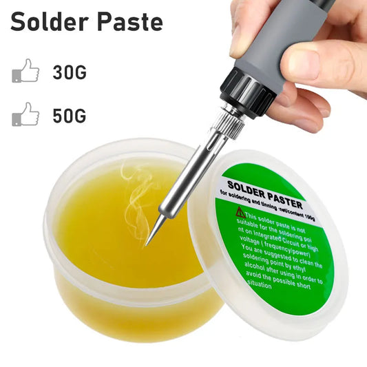 Professional Welding Flux: 30g/50g Solder Paste - 183 Degree Medium Temperature, No-Clean Rosin for Effective Welding