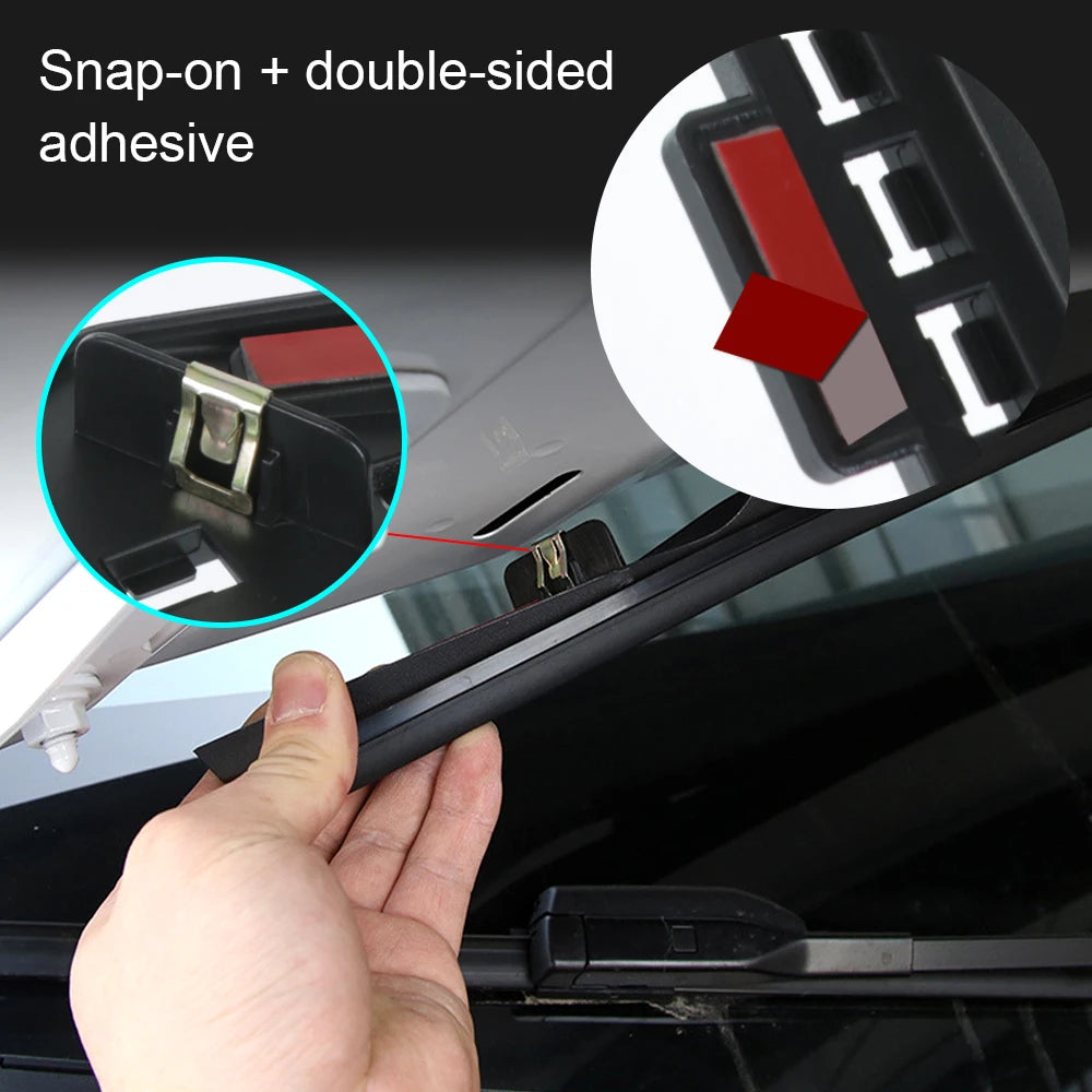 Waterproof Car Hood Sealing Strips: Front Chassis Guards Protector for Tesla Model 3 Y - Auto Accessories for Air Inlet Bonnet Cover