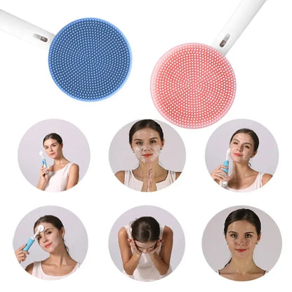 Waterproof Silicone Face Spin Brushes | Facial Cleansing Brush Replacement Head Compatible with Oral B Electric Toothbrush Bases