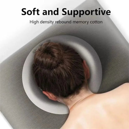 Soft Memory Foam Face Relax Massage Headrest - U Shape Cushion for SPA Beauty Salon - Comfortable Head Cradle Pad