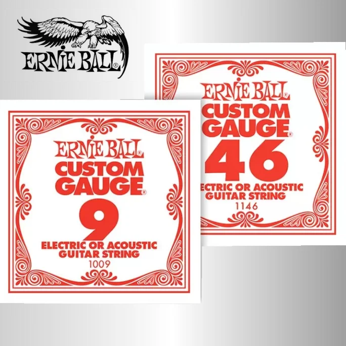 Ernie Ball Electric Guitar String Set - 2221/2626/2721/2223/2225/2215/2220/2723 Nickel Wound Rock Accessory