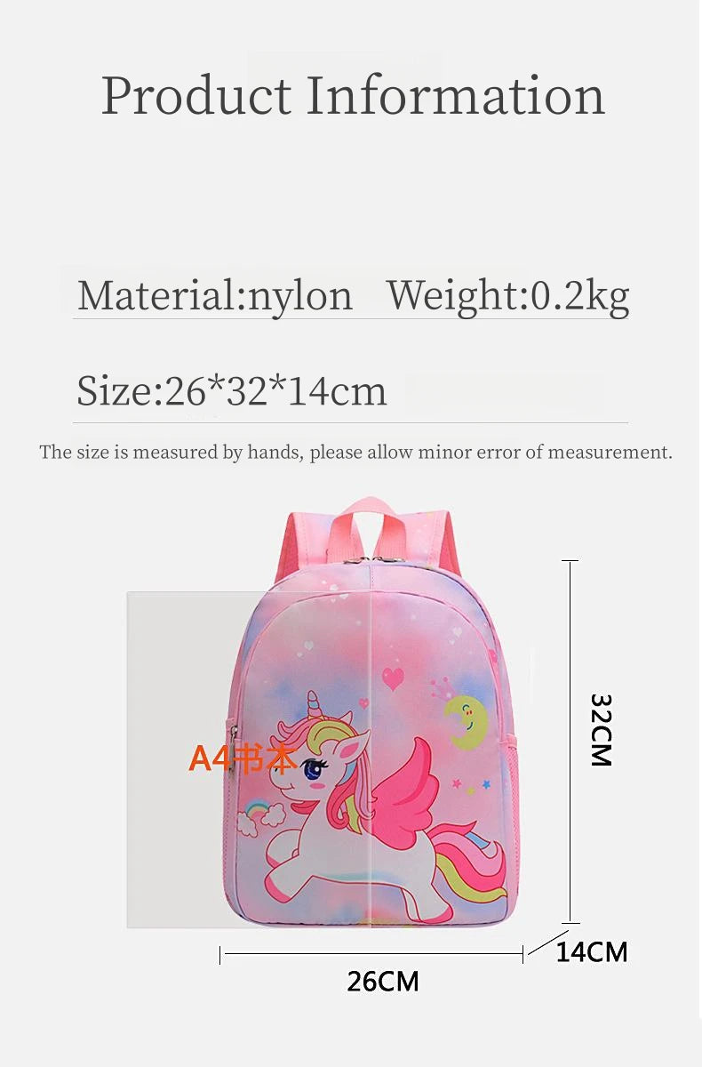 2023 Baby Girls Engineering Backpack – Cartoon School Bag for Kids Ages 2-6, Small Kindergarten Backpack, Cute Design