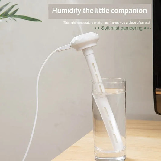 USB Humidifier - Household Electric Nano Spray Water Replenisher for Bedroom, Living Room, Office Desktop, Small Portable