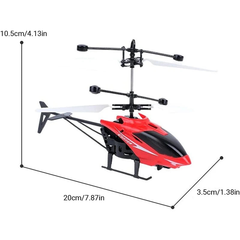 Rechargeable Mini RC Drone – Fall-Resistant Remote Control Helicopter Toy, Safe and Durable for Children