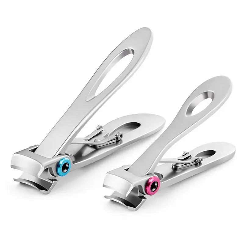 Stainless Steel Nail Clippers - Manicure Scissors for Thick, Hard Toenails and Fingernails - Professional Pedicure Tools