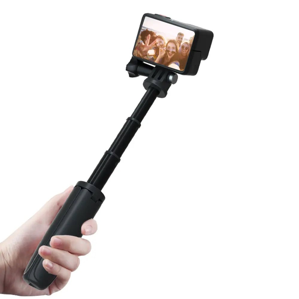 Foldable Tripod for GoPro Vlog: Mini Portable Monopod - Compatible with Hero 11-10 Black, Session, Osmo Action Camera