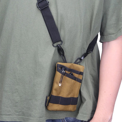 Tactical EDC Pouch Wallet Bag: Mini Waist Fanny Pack for Cards, Keys, Coins - Outdoor Camping, Hiking, Hunting Companion