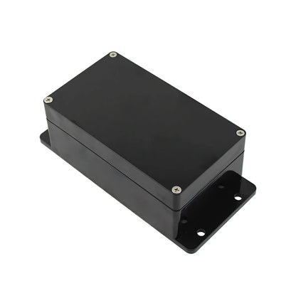 Black Box Outdoor Waterproof Case - Plastic Electronic Project Instrument Junction Box Housing, Weatherproof Protection