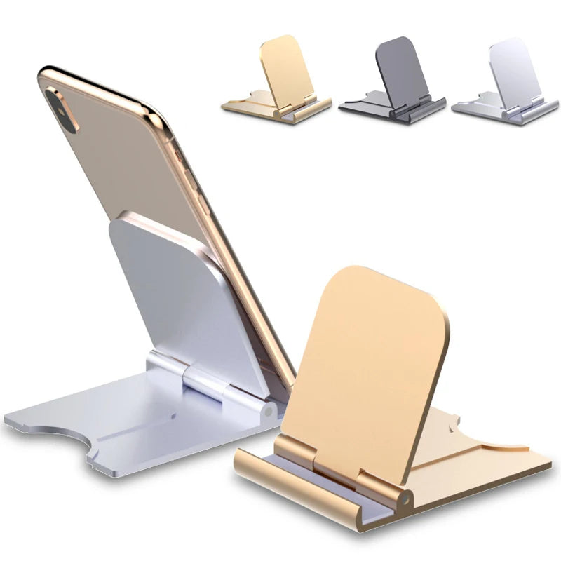 Universal Mobile Phone Holder - Adjustable Smartphone and Tablet Desktop Stand, Compatible with Samsung, iPhone, Xiaomi