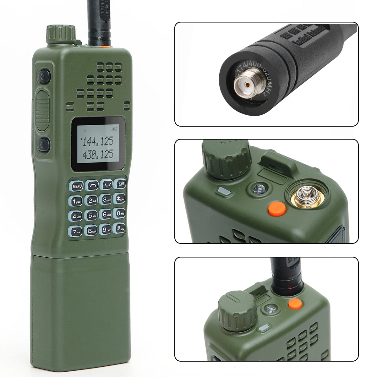 Baofeng AR-152 15W Walkie Talkie – Powerful CB Two-Way Radio with 12000mAh Battery, Tactical Long Range, AN PRC-152 Dual Band Transceiver