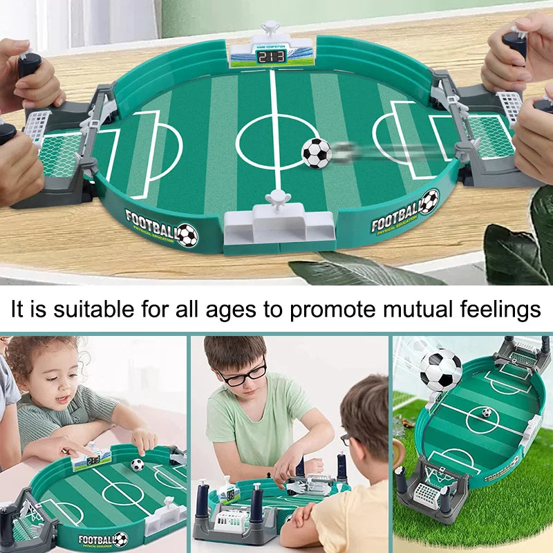 Family Party Soccer Table Football Board Game - Interactive Desktop Soccer Toy for Kids - Outdoor Portable Sports Gift