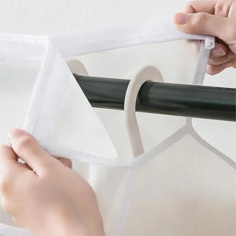 1pc Wardrobe Hanging Clothes Dust Cover: Window Clothing Protector - Household Cloth Bag for Hanging Clothes