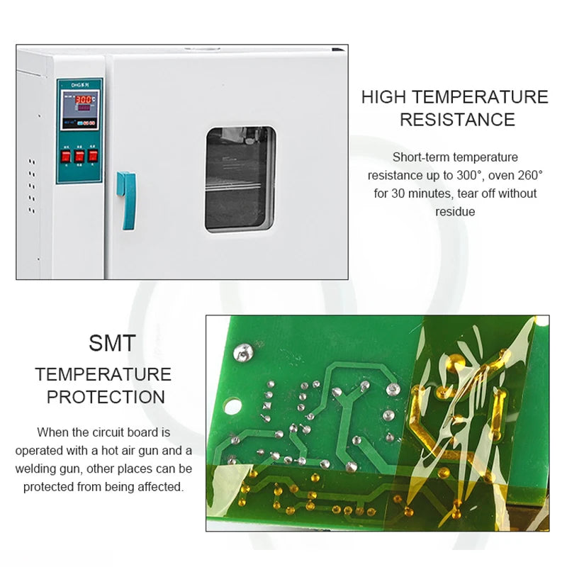 Gold High-Temperature BGA Tape – Thermal Insulation Polyimide Adhesive for Electronics Board Protection