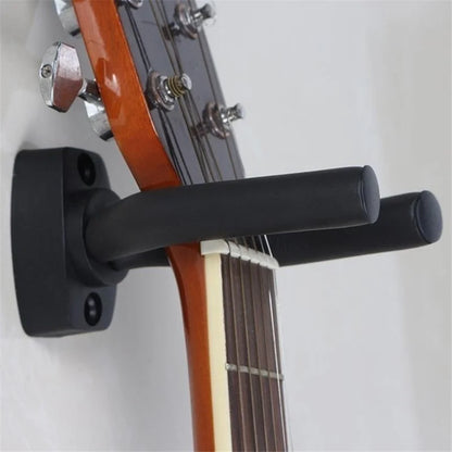 1Pcs Guitar Holder Wall Mount Stand - Home Instrument Display Parts and Accessories, Guitars Hook Wall Hangers with Picks Stand