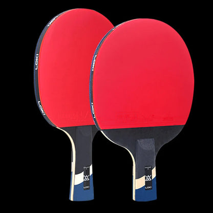 LOKI 9 Star Professional Table Tennis Racket - 5+2 Carbon Ping Pong Paddle with Sticky Rubbers, Ultra Offensive, Available in 6/7/8/9 Star Ratings