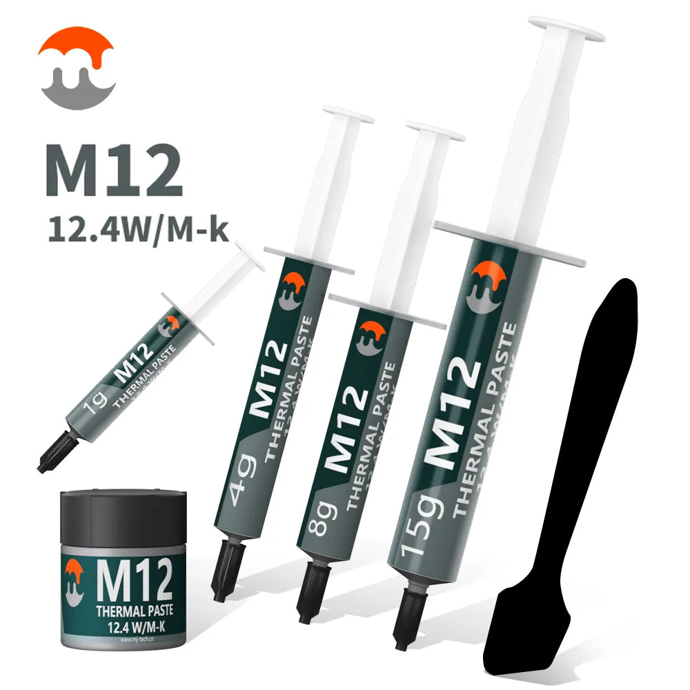 MJ Thermal Paste M12: High-Performance Cooling Solution for CPU, GPU, Printers - Available in Various Sizes for Efficient Heat Dissipation