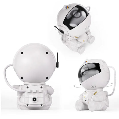 Galaxy Star Projector LED Night Light - Astronaut Design for Bedroom Decor and Children's Gifts