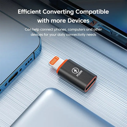 2PCS USB-C to Lightning Adapter: PD 20W Fast Charge Male to Type C Converter for iPhone - iOS to USB Type C Compatibility