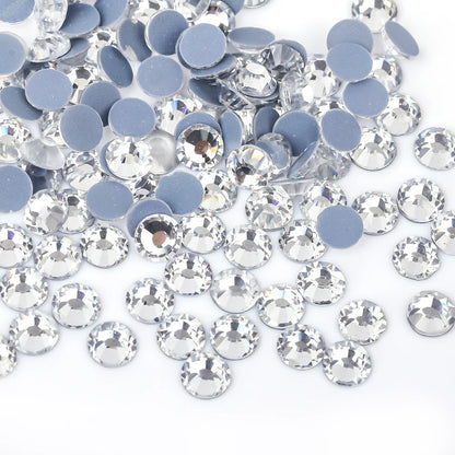 Top Quality Better DMC Clear Hotfix Rhinestones: Super Bright Glass Strass Iron On Crystal Hotfix for Fabric Garments