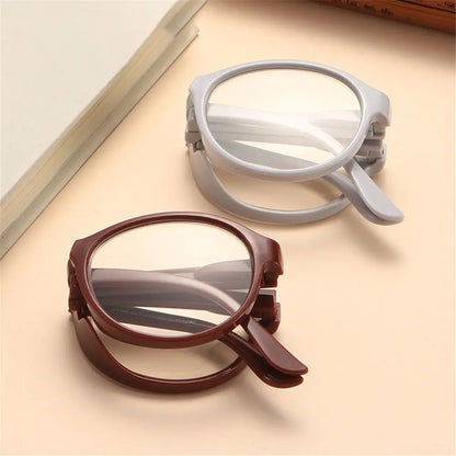 Portable Folding Reading Glasses with Case | Lightweight Anti-Blue Light Presbyopic Glasses | Strength 1.0x - 4.0x | Unisex