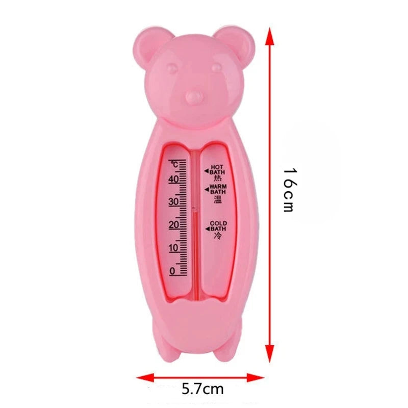 2024 Cartoon Floating Bear Baby Water Thermometer: Cute Kids Bath Toy - Plastic Tub Water Sensor for Accurate Temperature Monitoring