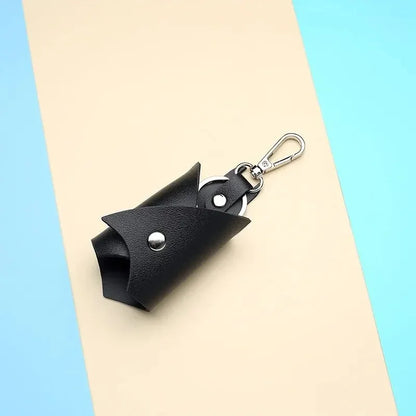 PU Leather Keychain Pendant – Car Key Protector and Anti-Lost Waist Hanging Key Bag | Father's Day and Boyfriend Gift