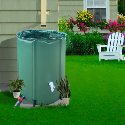 100-250L Rain Water Recovery Storage Tank | Collapsible Rain Barrel for Garden Irrigation | Rainwater Collection Container