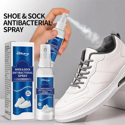 60ml Shoe Shock Antibacterial Spray: Foot Odor & Stink Freshener - Socks Odor Remover and Antiperspirant Refresh Spray