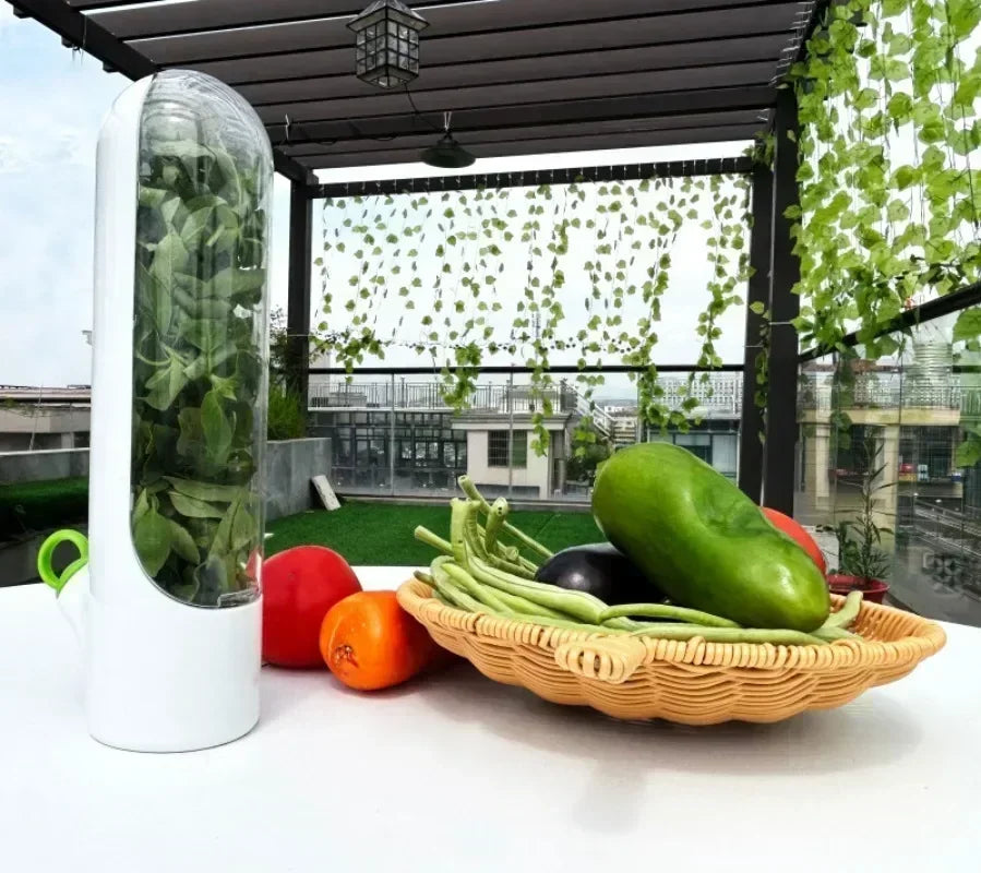 Refrigerator Herb Crisper Saver Pod - Keep Herbs Fresh and Green