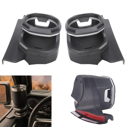 Multi-Function Car Window Cup Holder - ABS for 2018-2023 Jeep Wrangler JL 4-Door and JT Gladiator, Modified Accessories