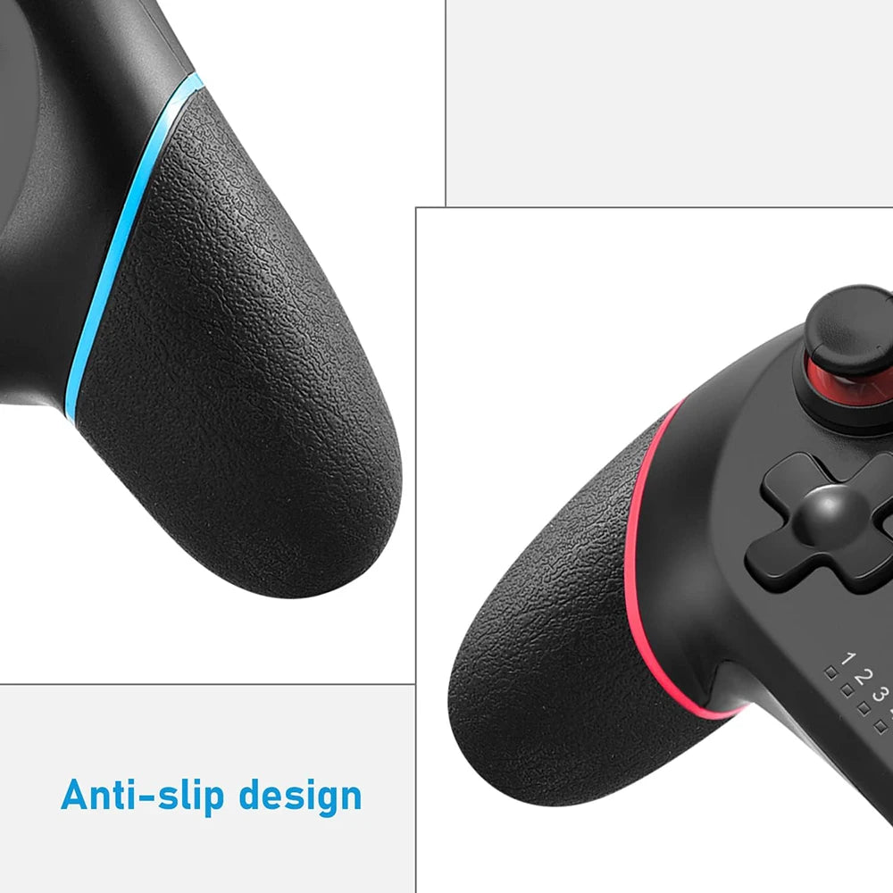 Wireless Bluetooth Controller – Compatible with NS, NS Lite, NS Oled, Android & PC, 6-Axis Joystick Gamepad