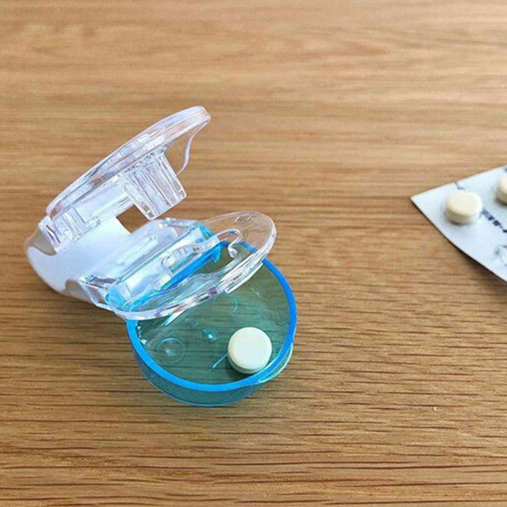 Portable Pill Taker and Crusher for Clean, Convenient Health Care!