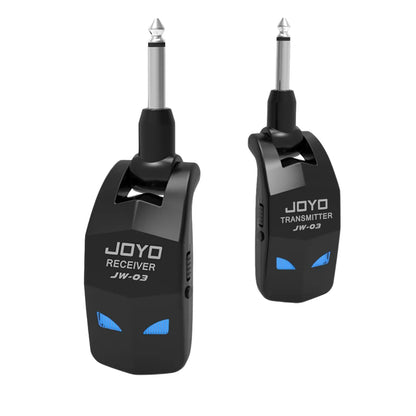 JOYO JW-03 Wireless Guitar System - 2.4GHz 4 Channels Transmitter and Receiver for Electric Guitar & Bass Amplifier