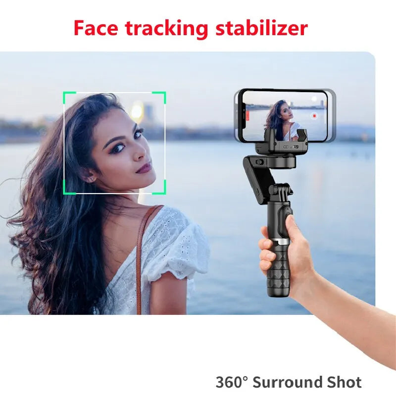 Elevate Your Photography with the 360 Rotation Gimbal Stabilizer Selfie Stick Tripod for iPhone and Smartphone Live Photography