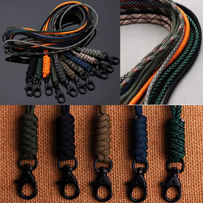 Emergency Survival Backpack: High Strength Paracord Keychain, Parachute Cord Lanyard with Rotatable Buckle Key Ring