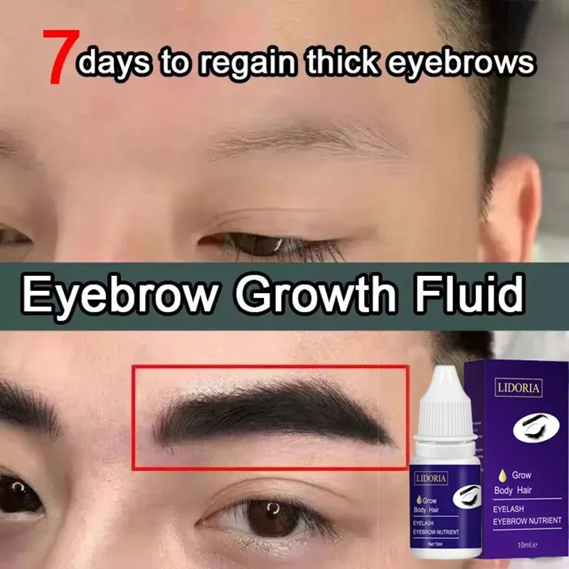 Eyebrow Growth Serum: Nourishes Hair Follicles, Improves Facial Appearance - Nutrient Extension for Strengthening and Lengthening