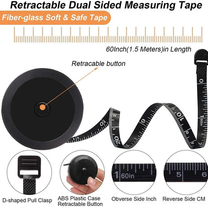 150cm Mini Tape Measure Keychain – Portable Tailor Ruler for Clothing Sizes, Sewing Tool Accessory