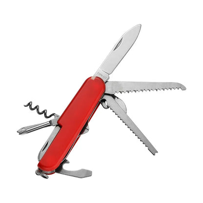 Multifunctional Stainless Steel Gift Knife - 5, 7, 9, or 11 Open Tools, Ideal for Camping and Pliers Use