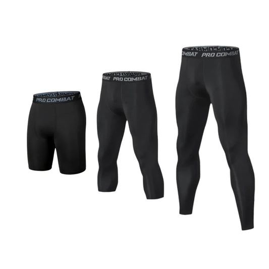 Men's Compression Pants - Cool Dry Leggings for Sports, Running, and Athletic Workouts