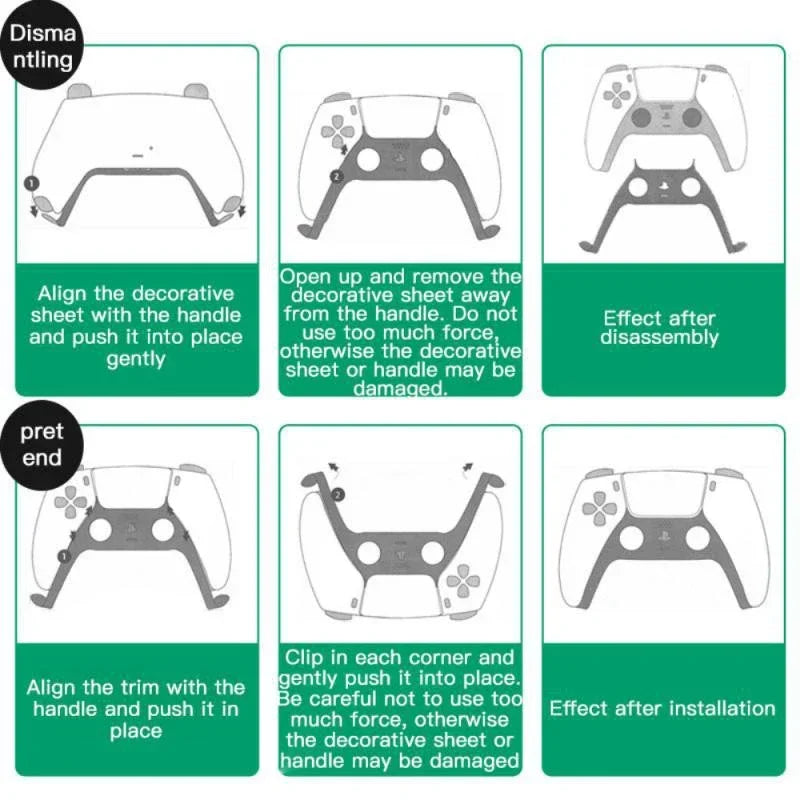 Camouflage Joystick Handle Decorative Strip for PS5 Gamepad - Handle Decoration and Shell Cover Accessories